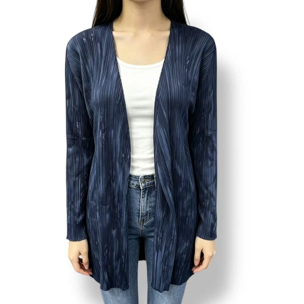 極美品✨ プリーツプリーズ イッセイミヤケ カーディガン 半袖 トップス 総柄 極美品 ISSEY MIYAKE イッセイミヤケ PLEATS PLEASE プリーツプリーズ
