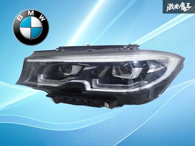 【レンズ綺麗！】BMW純正 G20 G21 3シリーズ 前期 LED ヘッドライト ヘッドランプ 左 左側 助手席側 右ハンドル A9 9481703-07 / LE16C6385