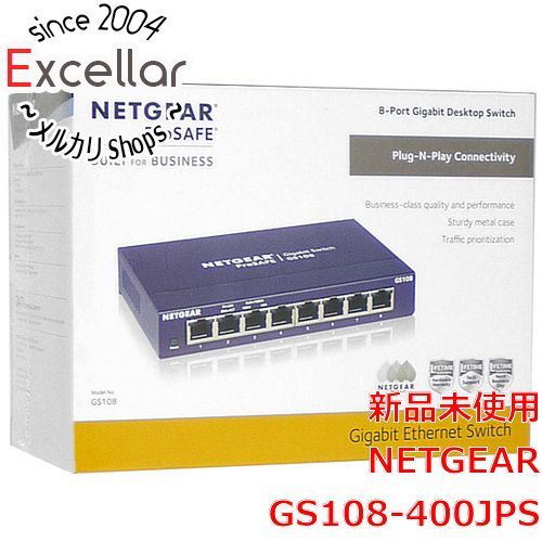 bn:17] NETGEAR ギガビットスイッチ 8ポート GS108-400JPS - メルカリ