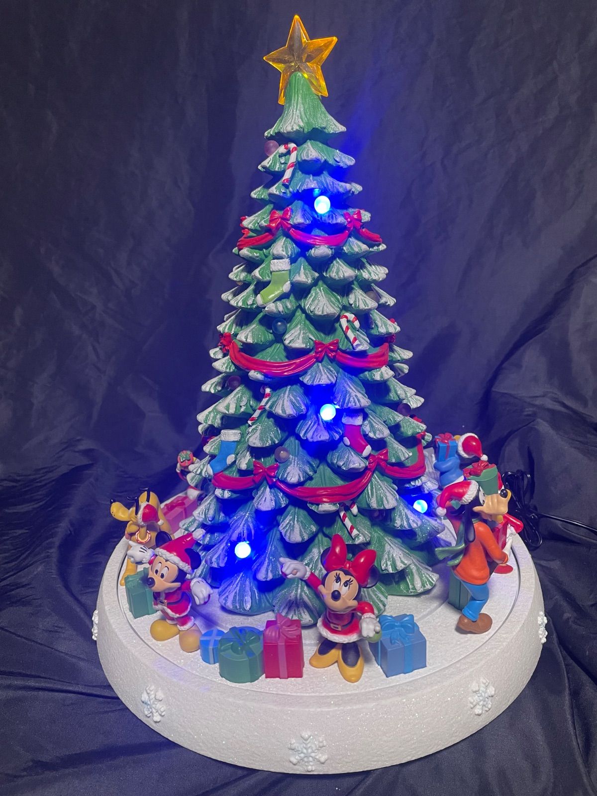 【再値下げ】クリスマスツリー ディズニー イルミネーション オルゴール⭐︎ クリスマスツリー ディズニーイルミネーション オルゴール 動作確認
