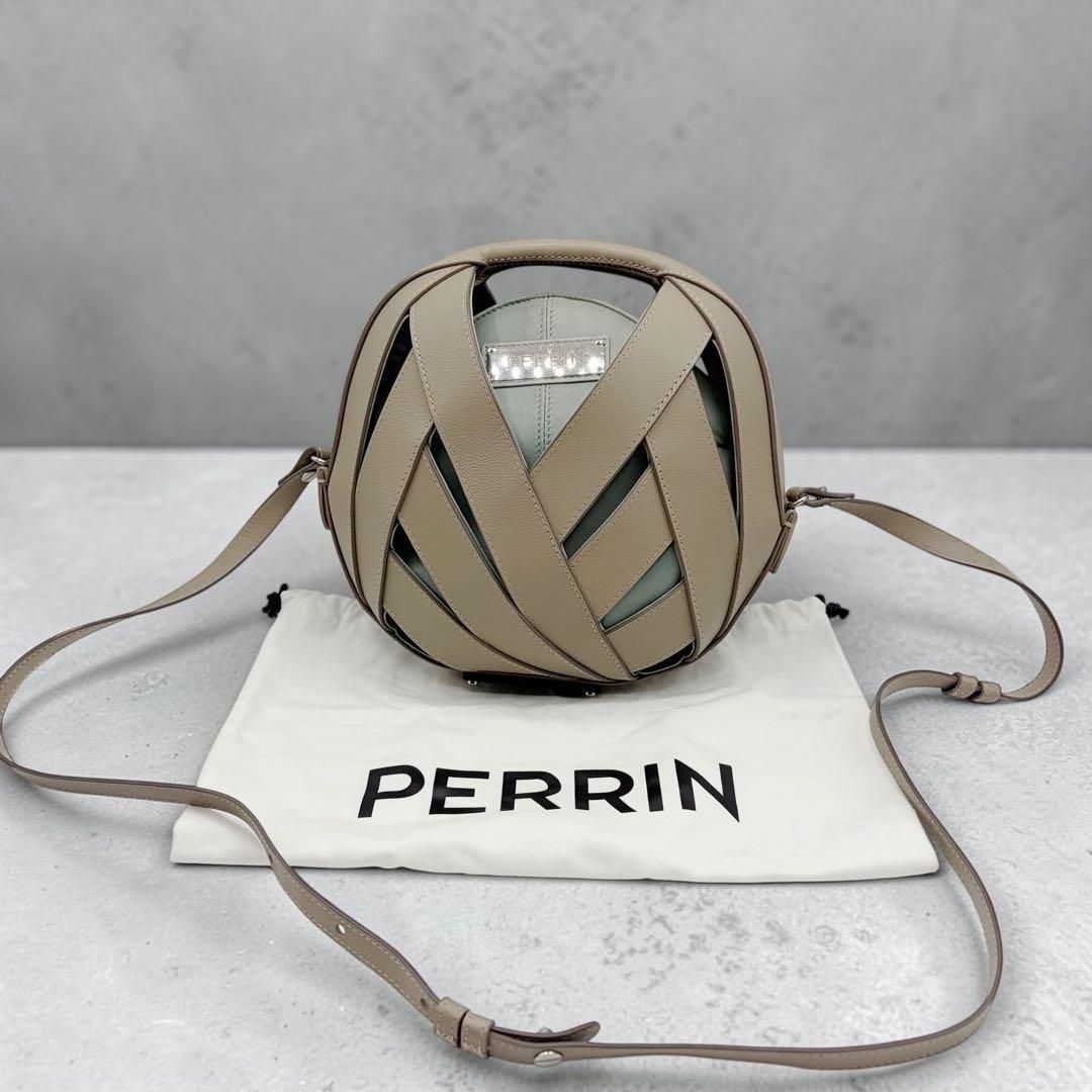 ⭐️良品⭐️ ペランパリ パニエ レザー ショルダーバッグ プチ ⭐️良品⭐️ ペランパリ パニエ レザー ショルダーバッグ プチ - メルカリ