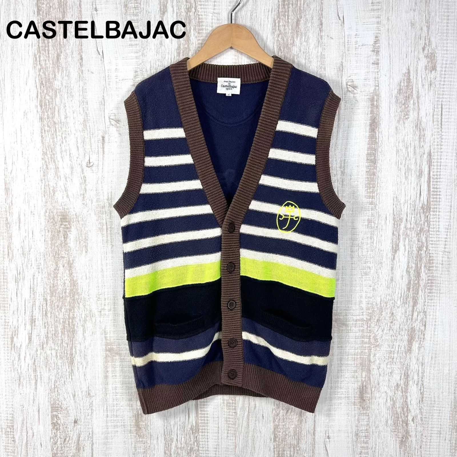 90s CASTELBAJAC SPORT カステルバジャックスポーツ 両面詩集 ボーダー 