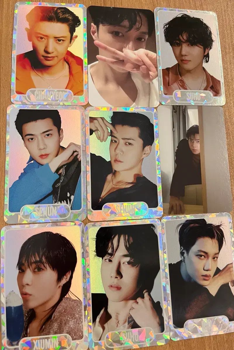 EXO（エクソ）写真 フォト PHOTOカード トレカ 8種 セット EXO トレカ