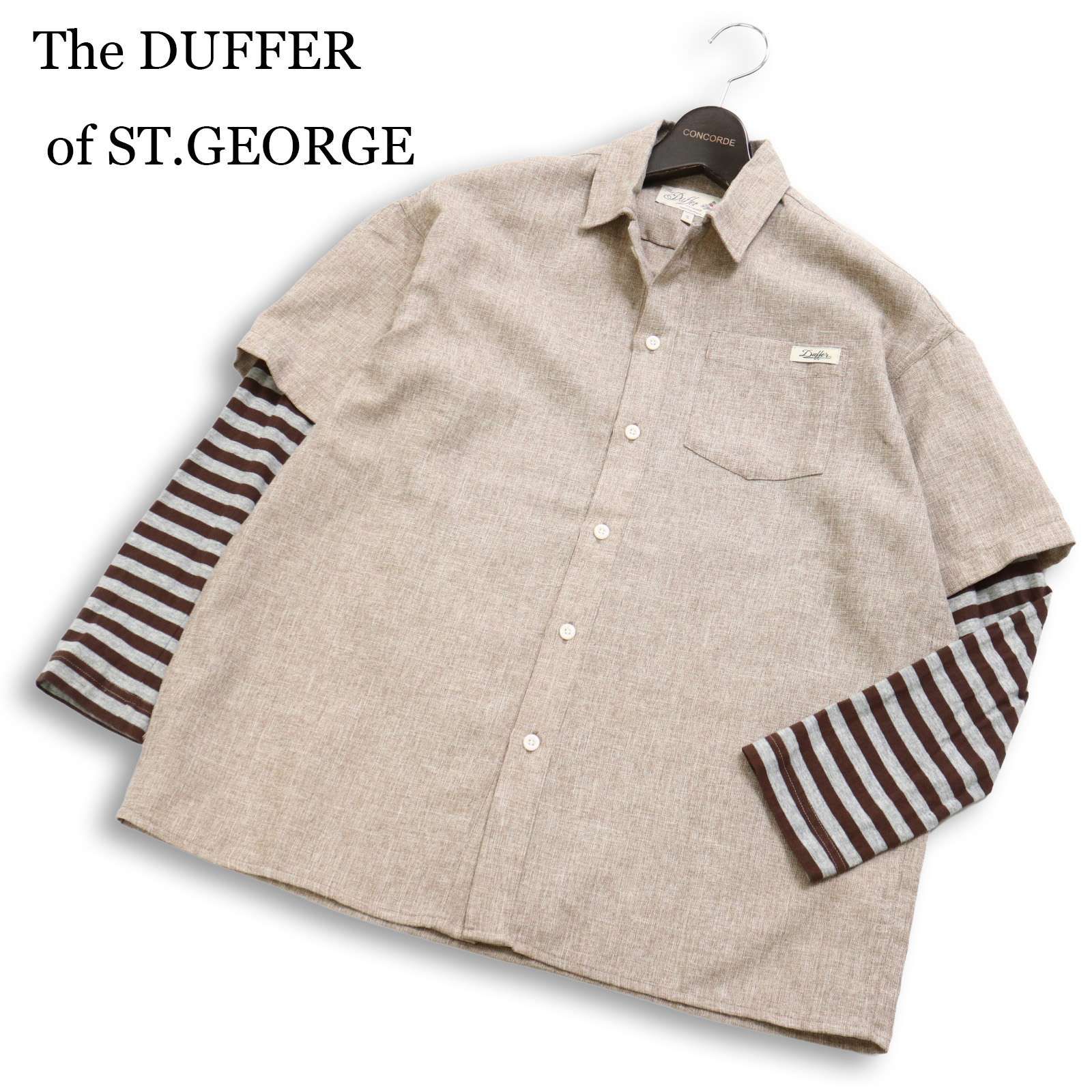 ☆ The DUFFER of ST.GEORGE RE PET VERTICAL STRETCH DENIM 