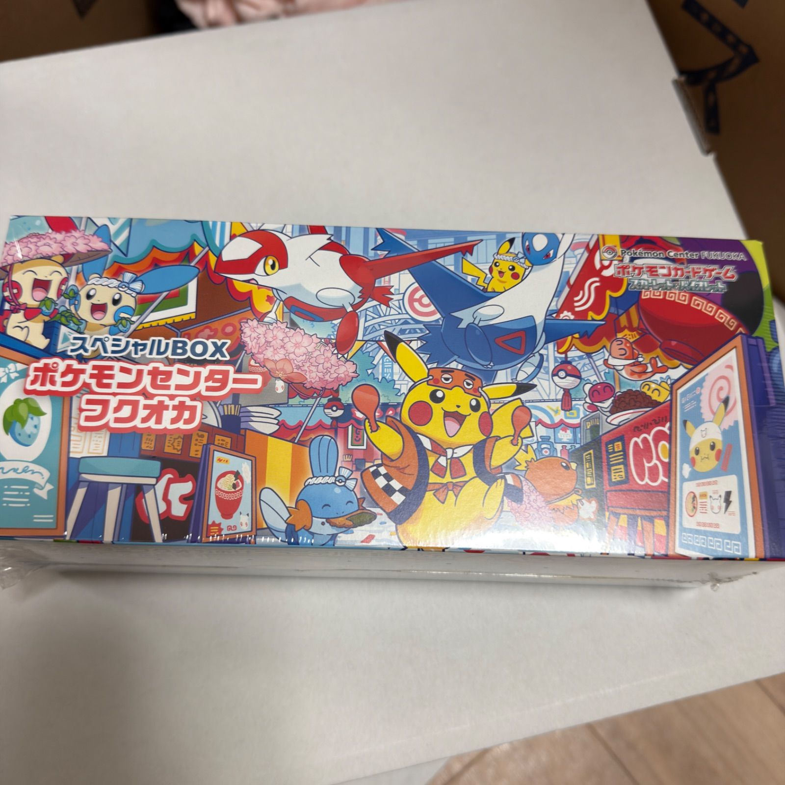 オ*ム様 ポケモンセンターフクオカ スペシャルBOX シュリンク付き未開封 抽選販売】ポケモンカードゲーム スカーレット＆バイオレット