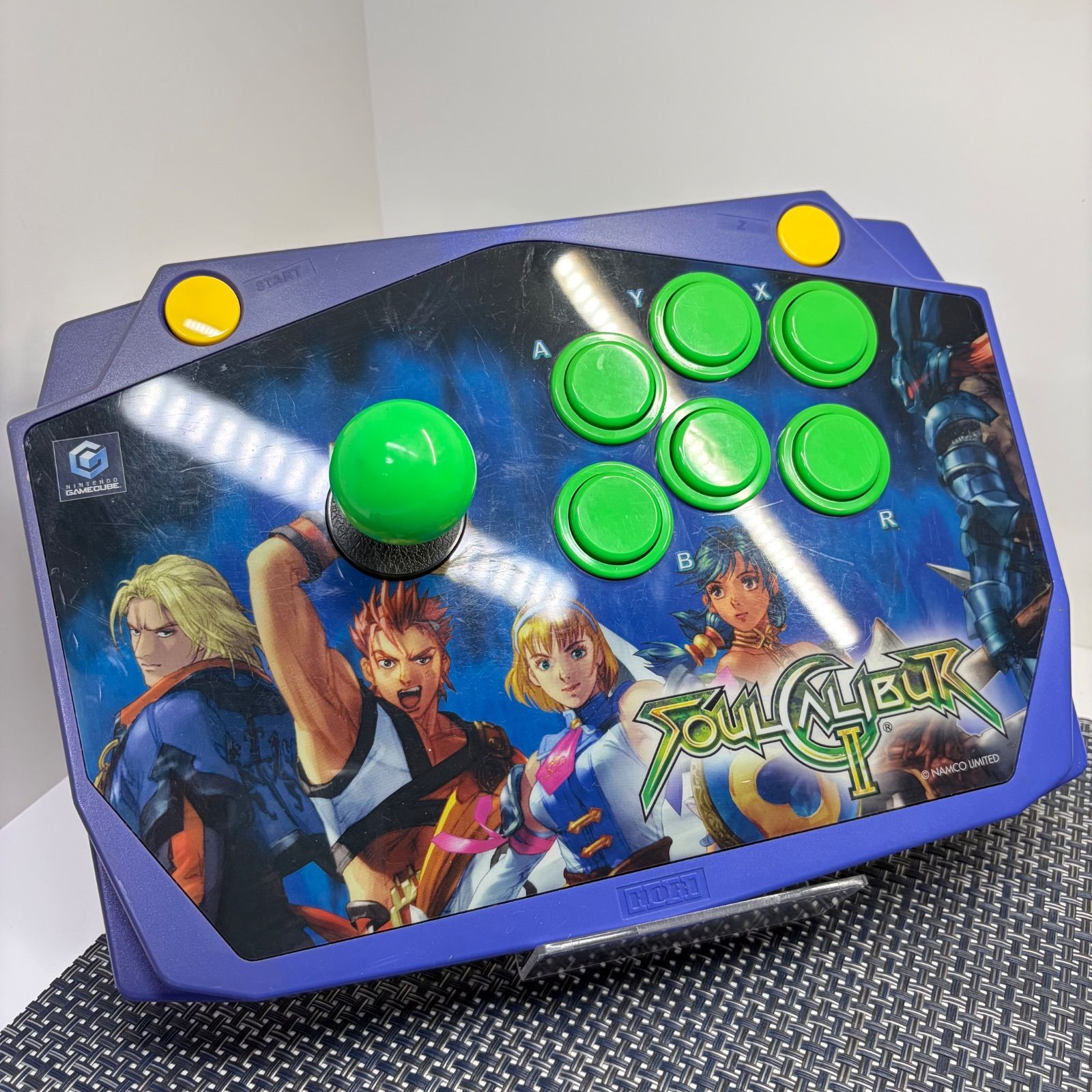 【動作確認済】GC ゲームキューブ アーケードコントローラー アケコン ホリ製 ソウルキャリバー2