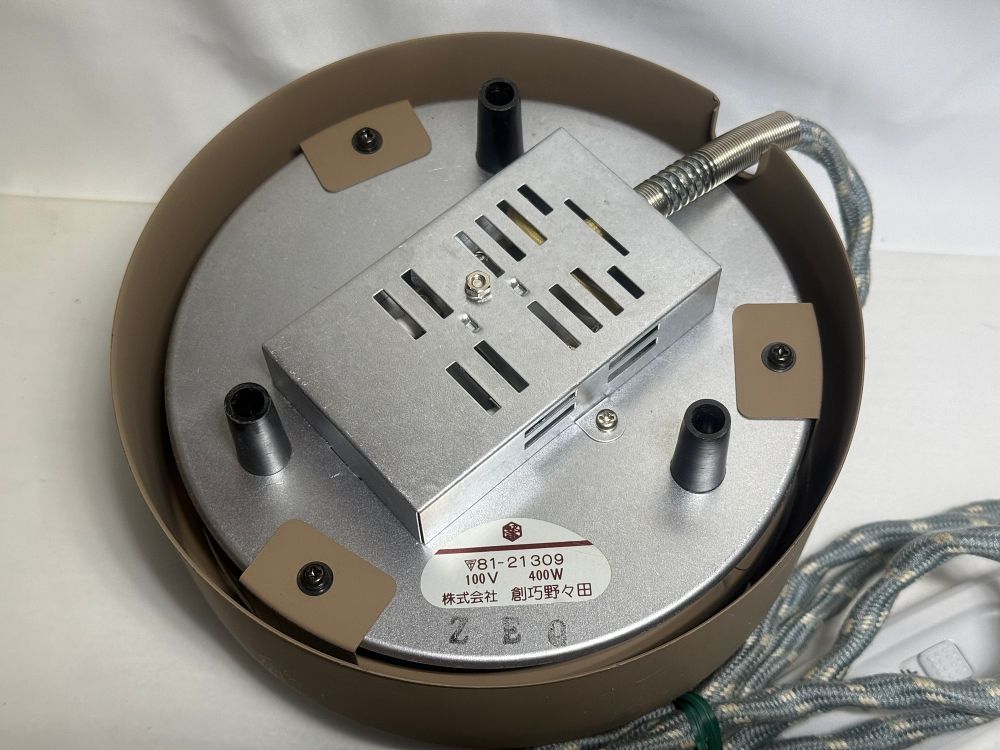 野々田 F415 炭型ヒーター 電熱器 茶道具 未使用保管品 【公式通販】