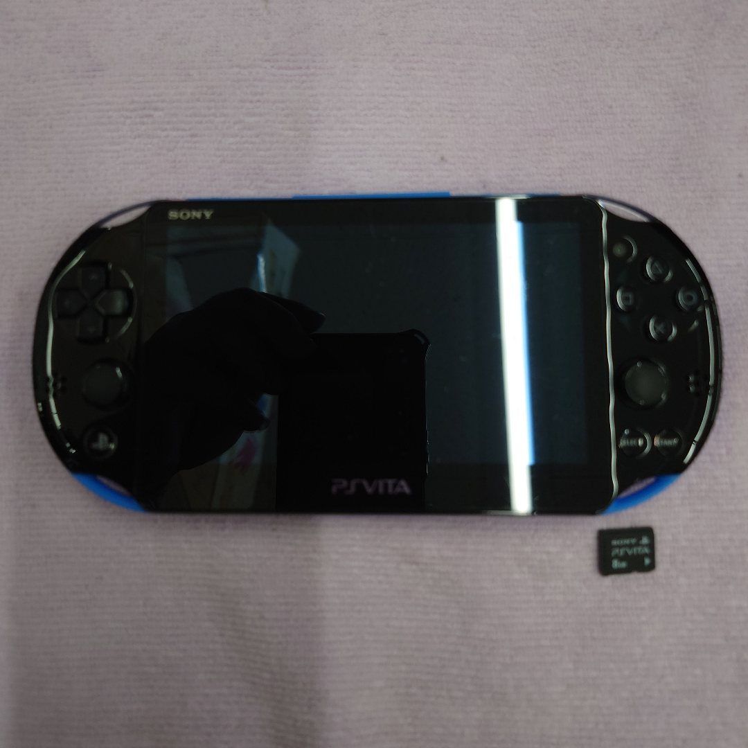 SONY ソニー PSVITA ブルー／ブラック PCH2000 囗T巛 - メルカリ