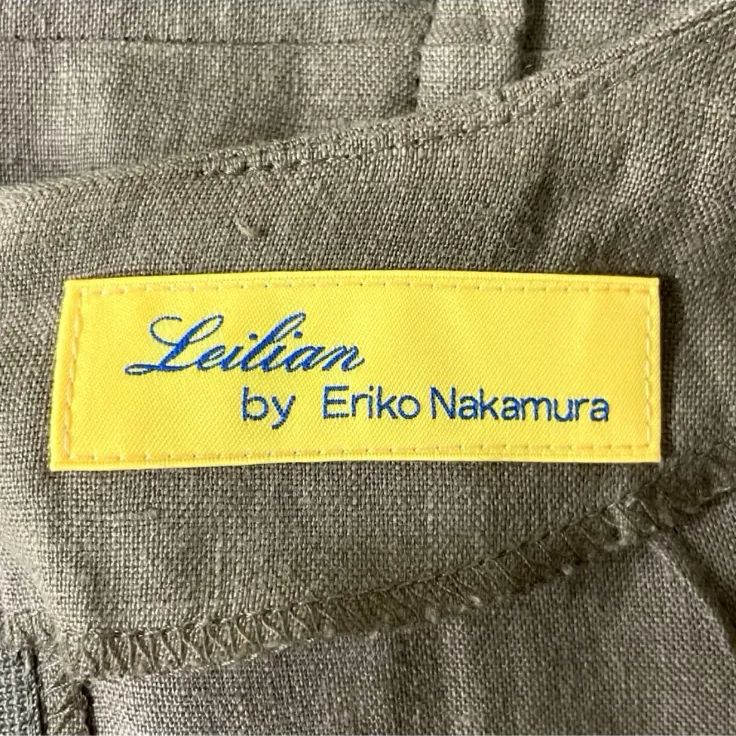 Leilian by Eriko Nakamura レリアン 中村江里子 麻 リネン ロング