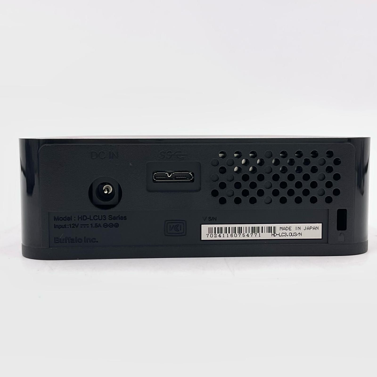 外付けHDD : 3TB BUFFALO バッファロー HD-LCU3 外付けハードディスク 