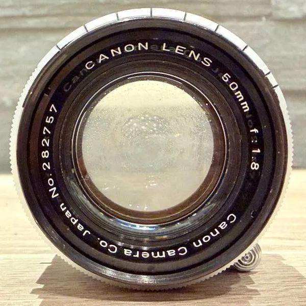 【良品】Canon 50mm F1.8 ライカL39マウント 初期 Canon Lens 50mm F1.8 L39 ライカLマウント キヤノン 単焦点 オールド