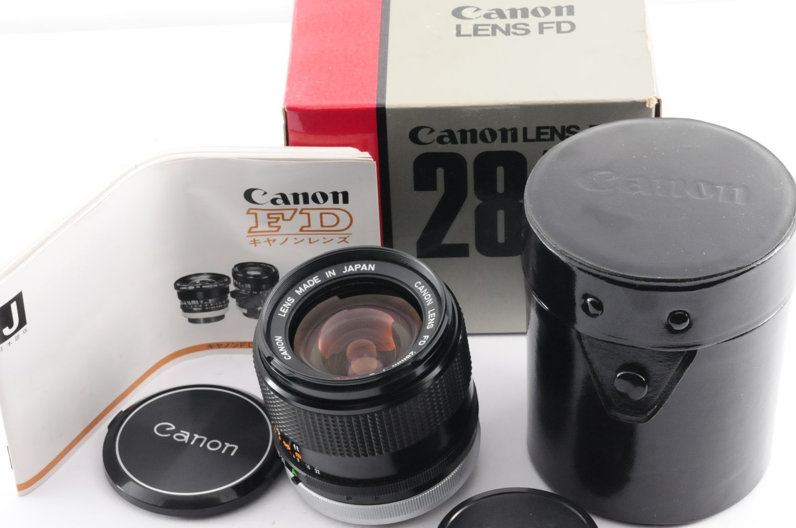 キャノン Canon FD 28mm F2 1:2 S.S.C SSC MF マニュアル カメラレンズ