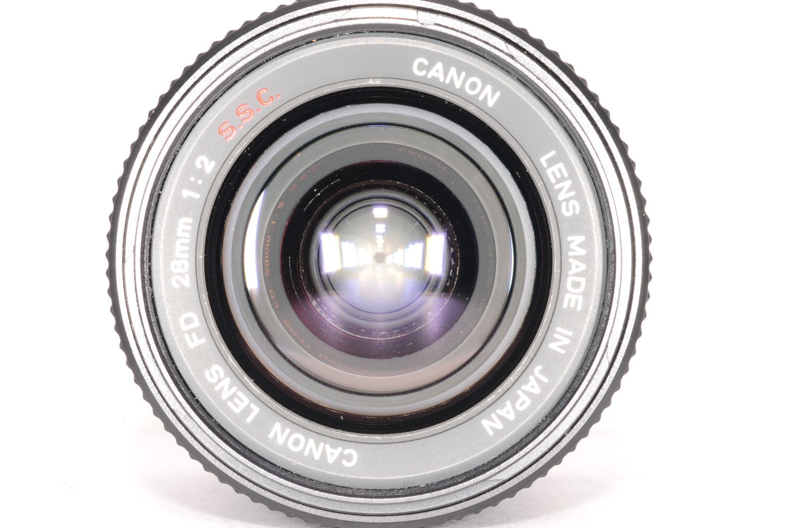 キャノン Canon FD 28mm F2 1:2 S.S.C SSC MF マニュアル カメラレンズ