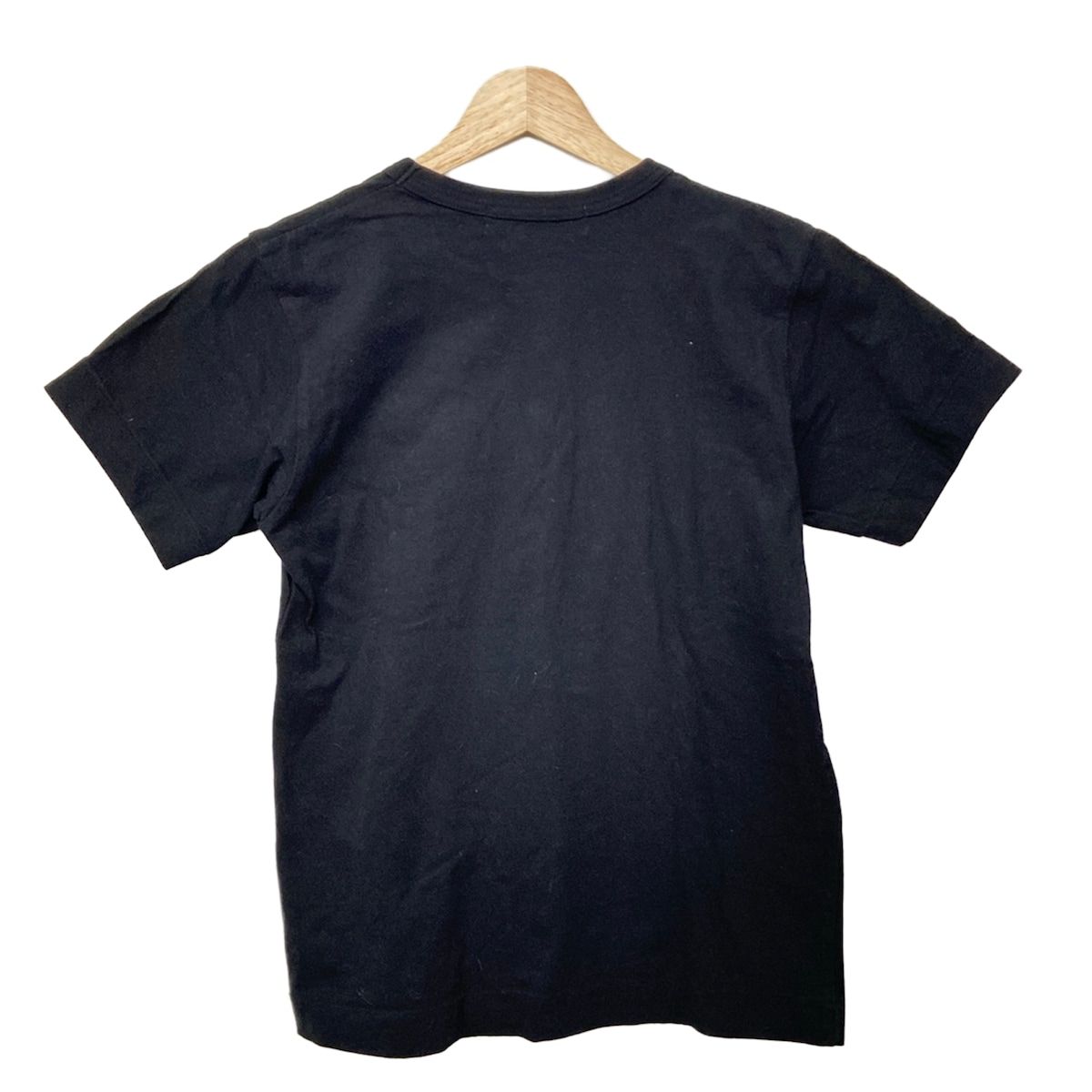 PLAY COMMEdesGARCONS(プレイコムデギャルソン) 半袖Tシャツ サイズM レディース - AZ-T107 黒 ハート PLAY COMME des GARCONS コムデギャルソン Play Logo T-Shirts Tシャツ