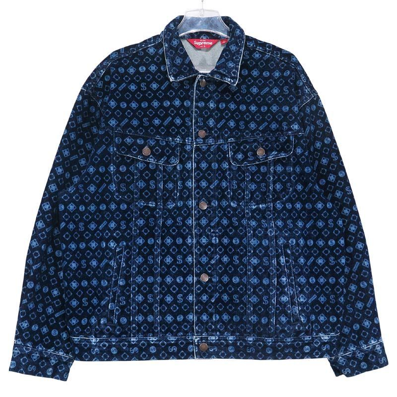 SUPREME シュプリーム 24AW FLOCKED DENIM TRUCKER JACKET フロック SUPREME シュプリーム 24AW FLOCKED DENIM TRUCKER JACKET フロック