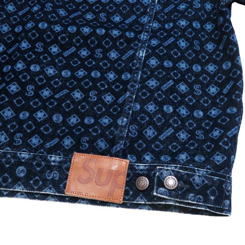 SUPREME シュプリーム 24AW FLOCKED DENIM TRUCKER JACKET フロック