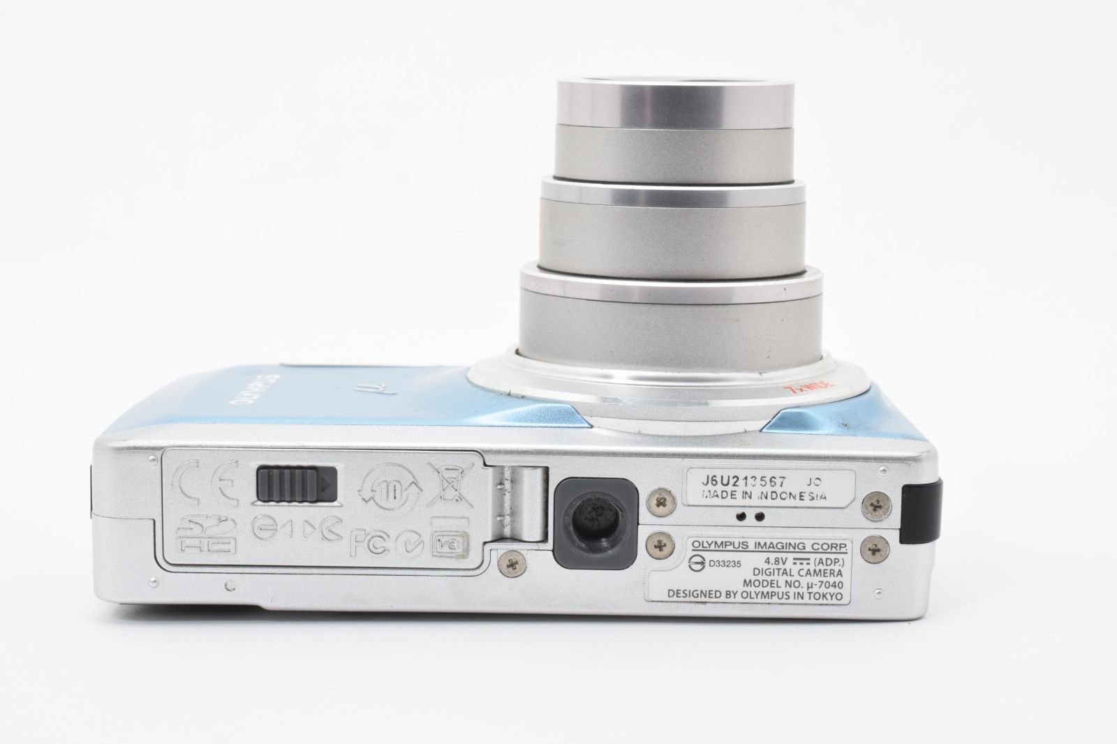 オリンパス OLYMPUS μ-7040 ブルー #4812W0433 - メルカリ