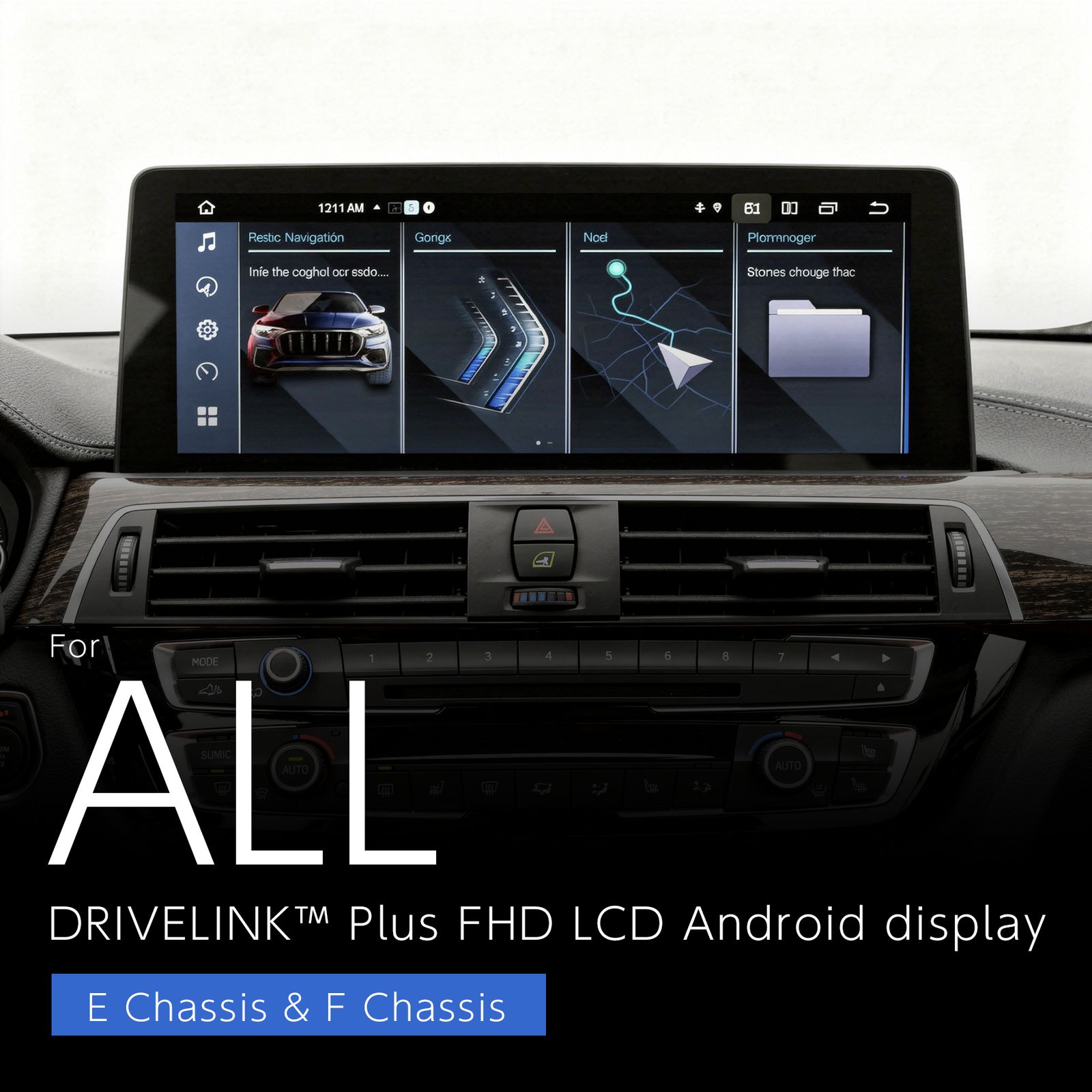 DRIVELINK™ Plus】AndroidディスプレイヘッドユニットBMW専用 純正 