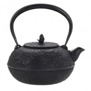 南部鉄器　IRONCRAFT　鉄瓶　雲竜(黒)　1.3L　OH-308