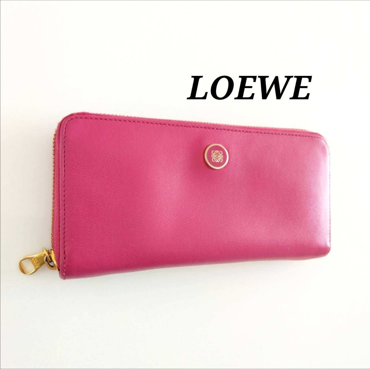 LOEWE ロエベ ラウンドファスナー 長財布 - メルカリ