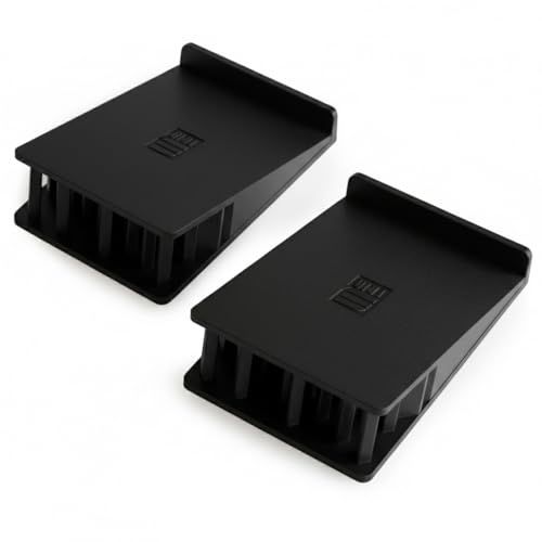 TRIQ スピーカースタンド 卓上 小型 デスクトップ 傾斜15度 防振パッド付き 2台1組 FOUNDATION #274 