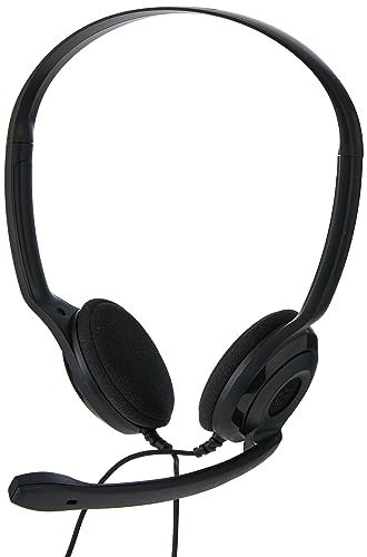 Sennheiser PC5チャット - インターネットコミュニケーション、Eラーニング、ゲーム用ヘッドセット - ノイズキャンセリングマイク カジュアルゲーミング軽量 高快適 ミニマリスティック ブラック