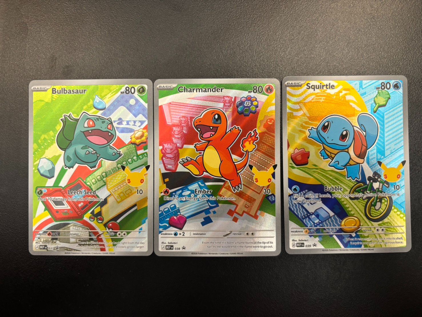 3枚セット】ポケモンファーストパートナーイラストレーション 