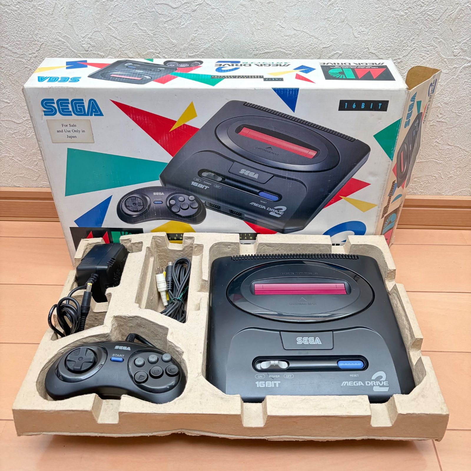 フルメンテナンス】メガドライブ2 本体 化粧箱付き - メルカリ