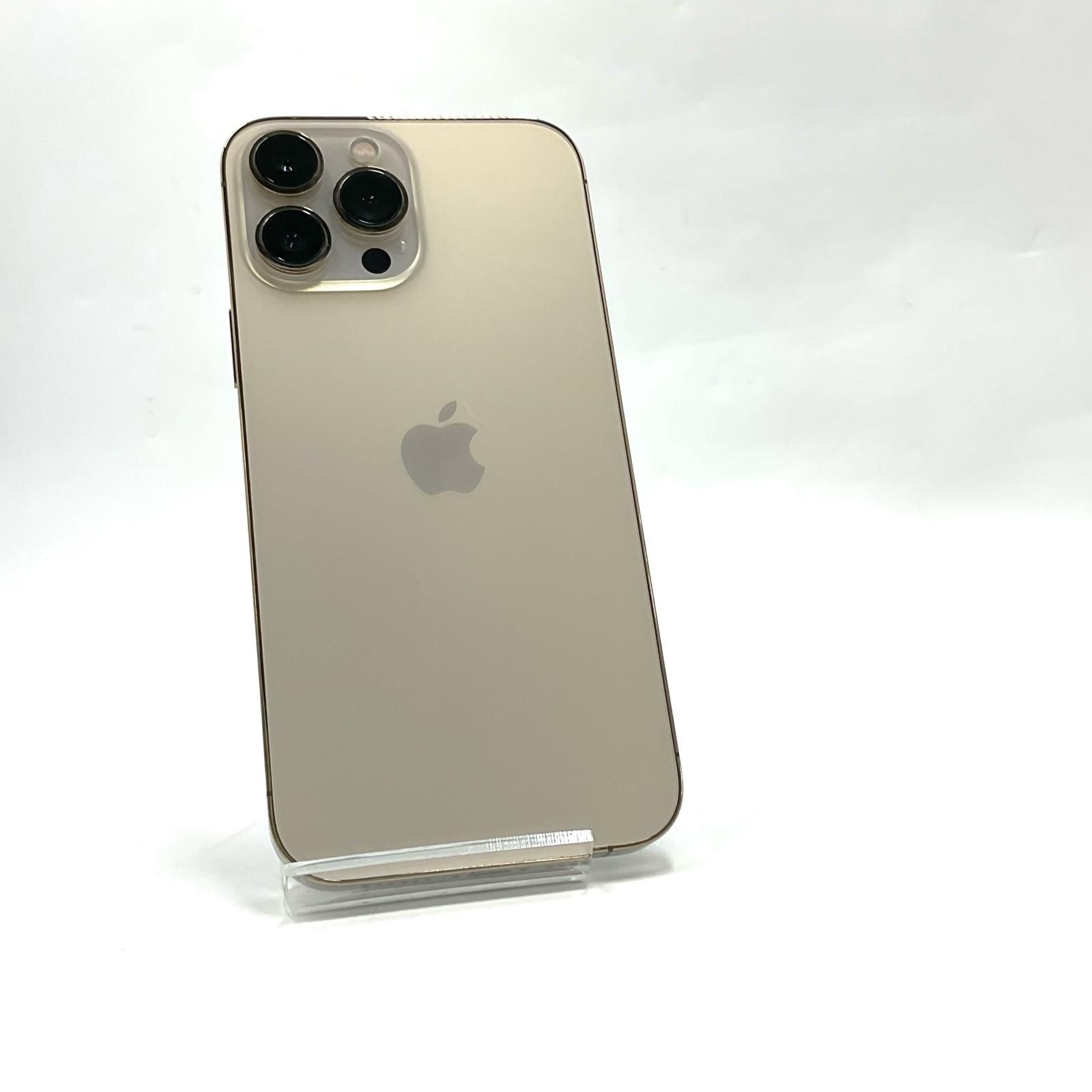 iPhone 13 Pro Max 256GB ゴールド docomo SIMフリー 白ロム 動作確認 