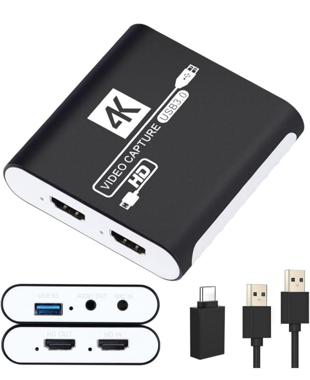 ☆HDMI キャプチャーボード Switch対応 4K パススルー対応 1080P 60FPS