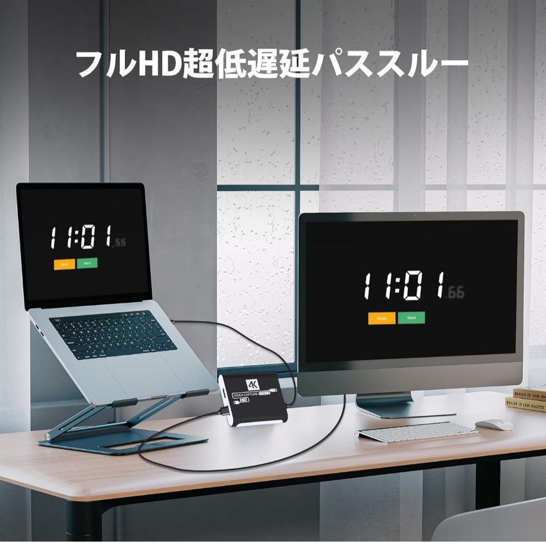 ☆HDMI キャプチャーボード Switch対応 4K パススルー対応 1080P 60FPS