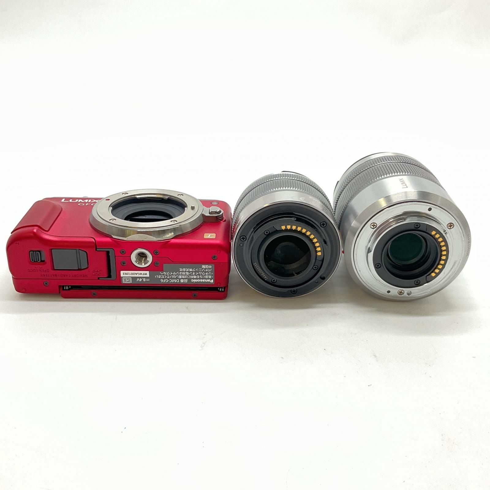 Panasonic LUMIX DMC-GF6W ダブルレンズキット レッド 【公式通販】