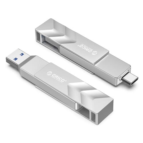 ORICO 外付け SSD 1TB USB3.2Gen2 読出最大1000MB/秒 USB Type-C & USB Type-A デュアルドライブ ポータブル SSD - G202
