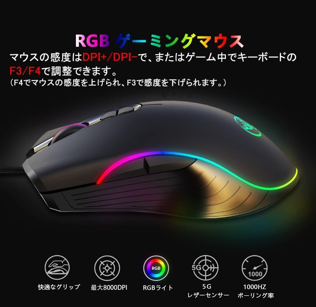 片手キーボード＆マウスセット switch/PS4/Xbox対応 - メルカリ