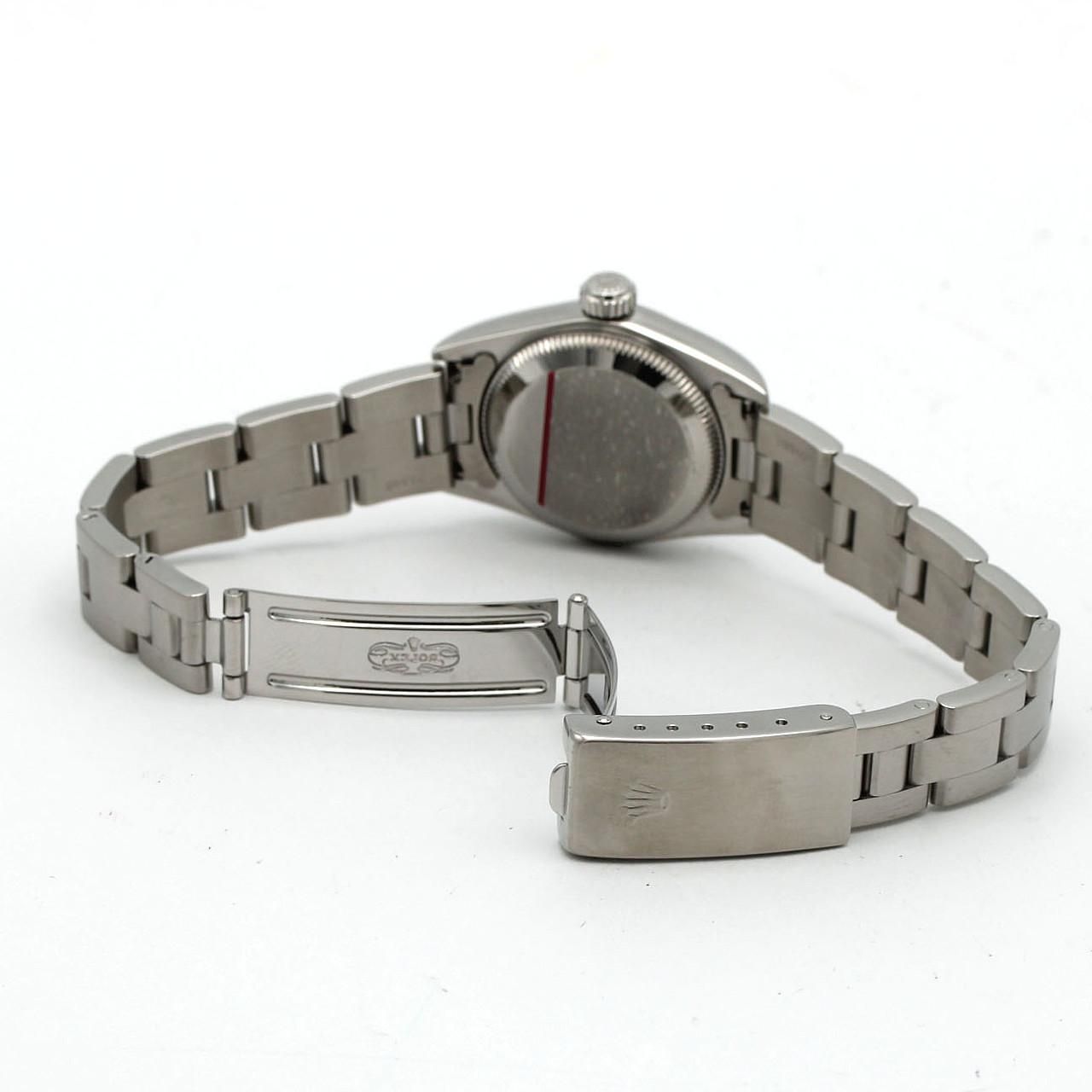 ロレックス オイスターパーペチュアル 67180 SS 自動巻 U番 ロレックス(ROLEX)オイスターパーペチュアル Ref.67180 ホワイト(白) U