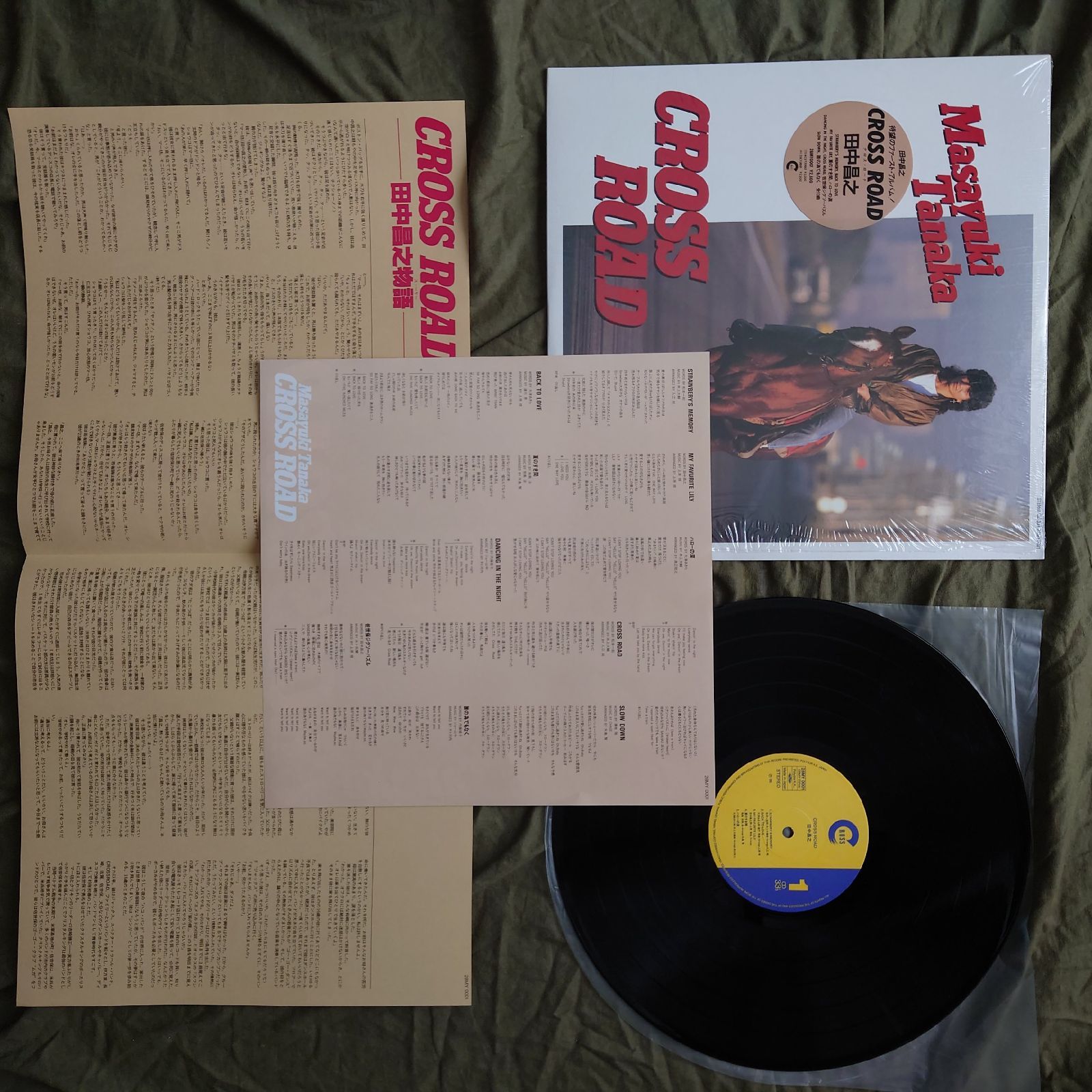 傷なし美盤 美ジャケ ほぼ新品 激レア 両面マト111 1986年 田中昌之 LP