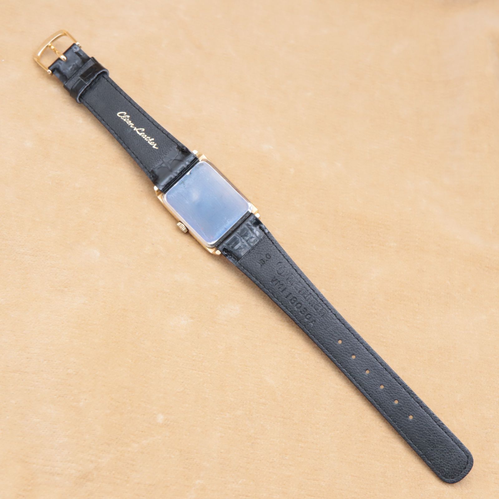 オメガ ジュネーブ 511.0469 OMEGA Geneve トノー レクタン ブルー文字
