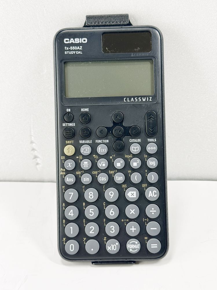 HY】【美品】fx-550AZ CASIO 関数電卓 学校販売専用機 CA-550AZ 10桁