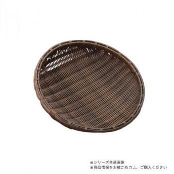萬洋(まんよう) 樹脂丸ザル(茶) φ45 91-089