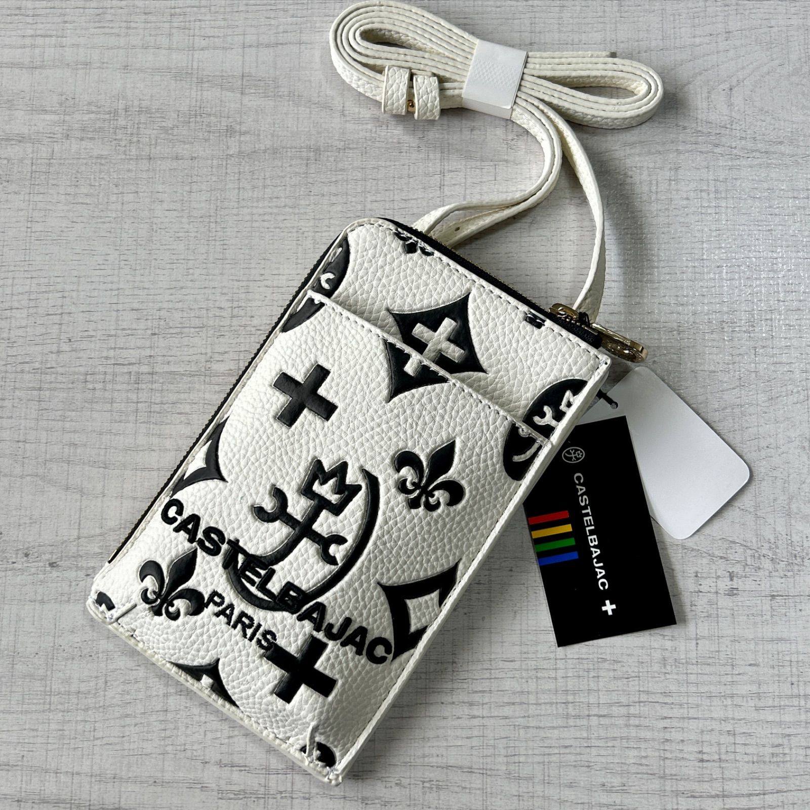 新品タグ付き】CASTELBAJAC カステルバジャック スマホショルダー 