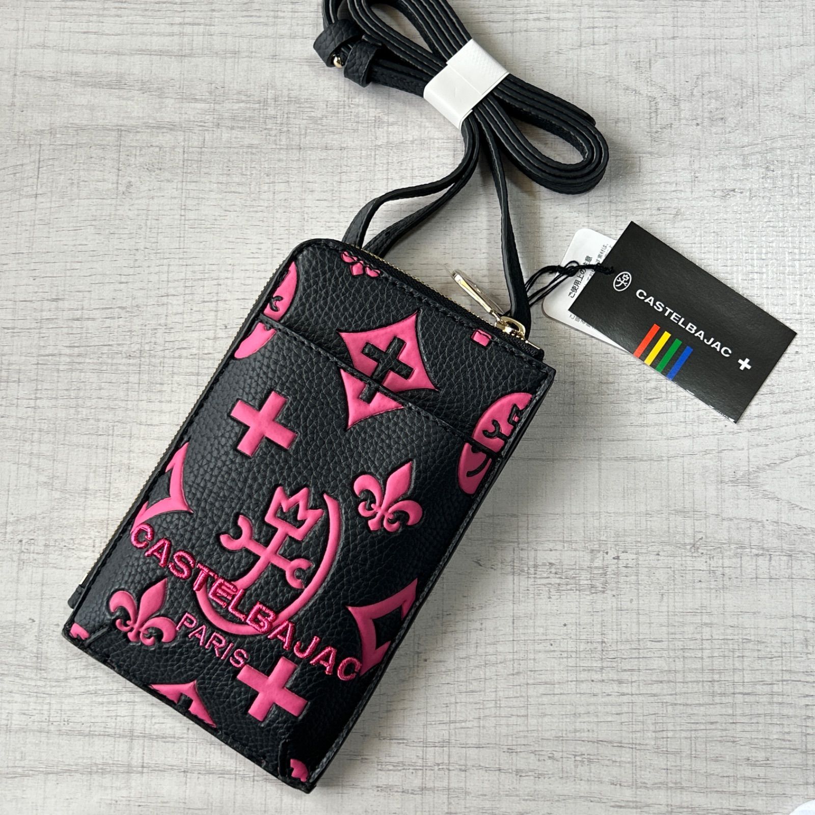 新品タグ付き】CASTELBAJAC カステルバジャック スマホショルダー 