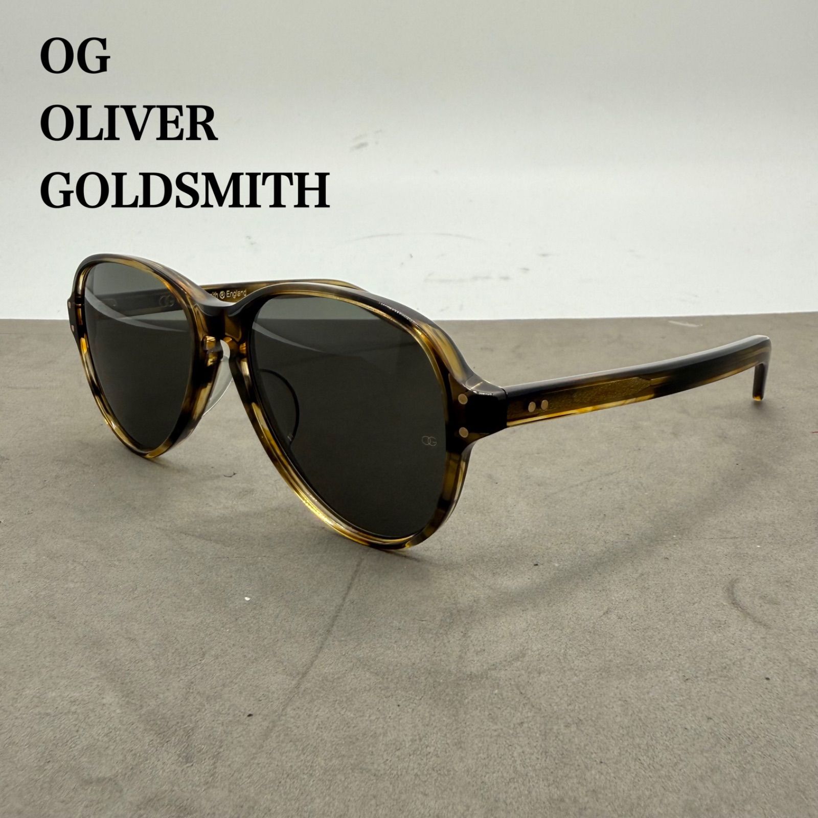 OG OLIVER GOLDSMITH JAPAN made Tortoiseshell ANMAN sunglasses 