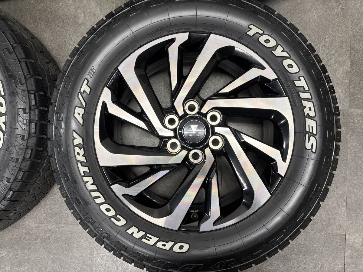 【美品】ランクル250 モデリスタ純正 20インチ 265/60R20 トーヨー オープンカントリー A/T III 4本セット 2025年製 TOYO TIRES】ランクル250モデリスタ仕様のタイヤに選ばれたオープン