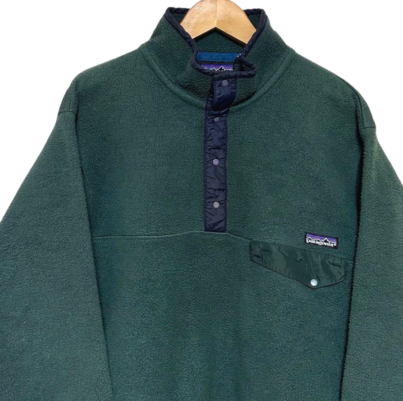 古着 90s vintage Patagonia オールド パタゴニア ワンポイント 刺繍 