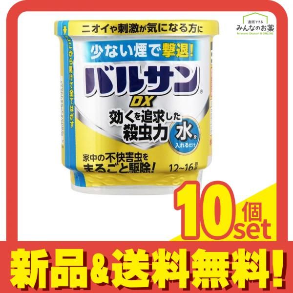 バルサンDX 水を入れるだけ 12～16畳用 くん煙殺虫剤 25g× 1個入 10個セット まとめ売り