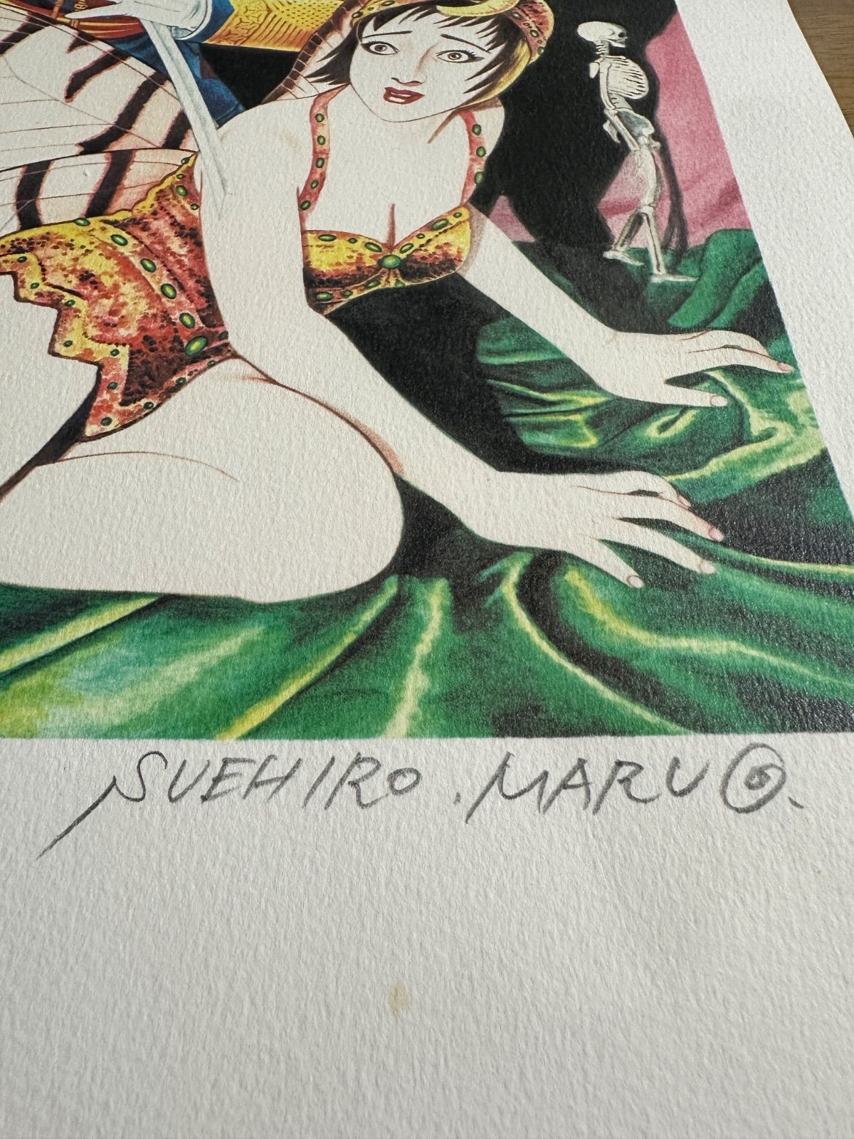 丸尾末広 帝都物語青林堂 リトグラフ SUEHIRO MARUO 版画 サイン入り