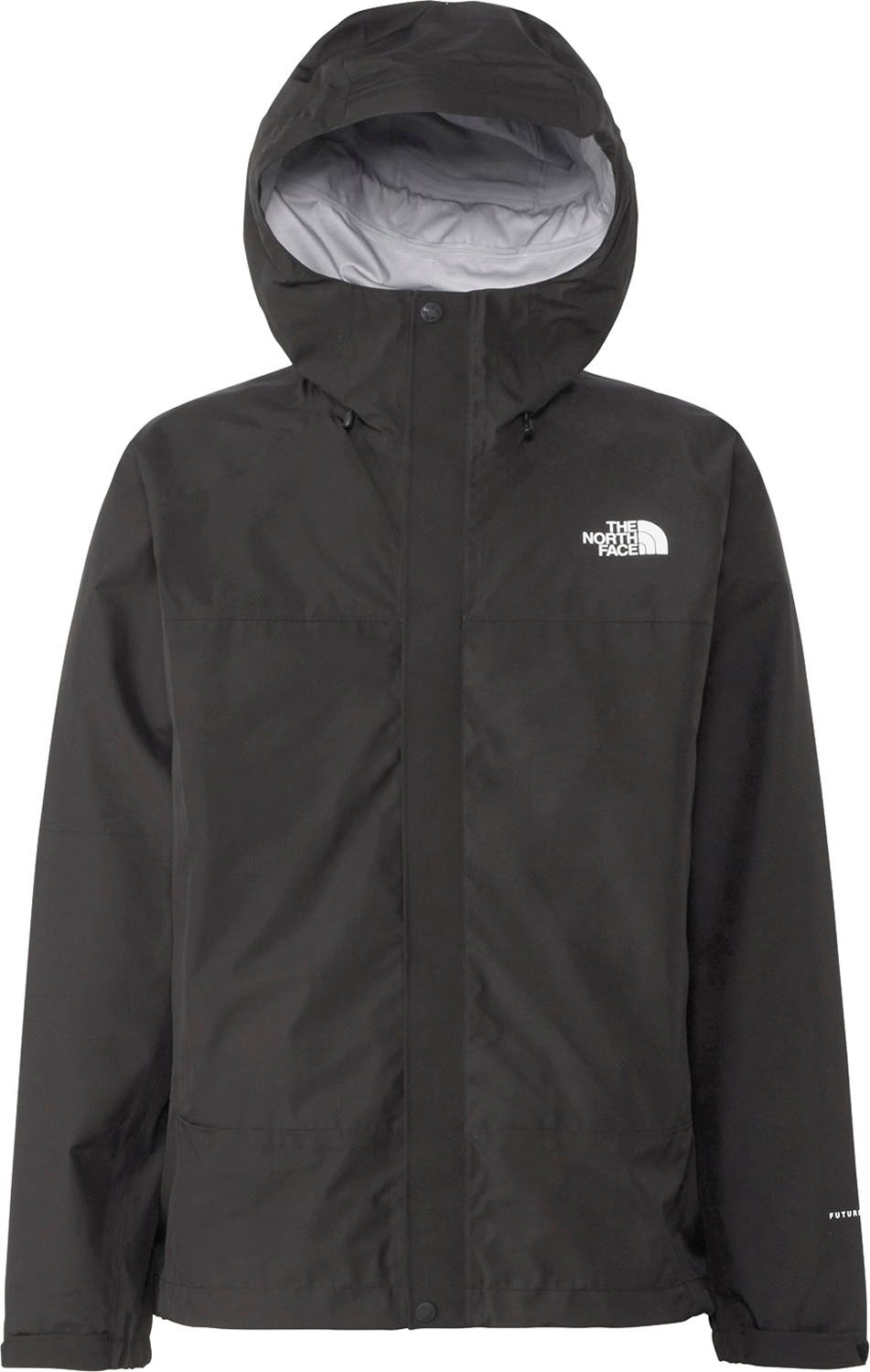 ザ・ノース・フェイス THE NORTH FACE アウトドア フューチャーライトドリズルジャケット メンズ かっぱ ウェア レインコート 防水 シェル ナノフィルム状 透湿 通気性 登山 ハイキング 雨具 裾アジャスター NP12401 K ブラック