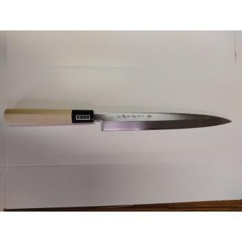 日本製 堺の包丁 堺一文字吉国作 白二鋼 柳刃 包丁240mm