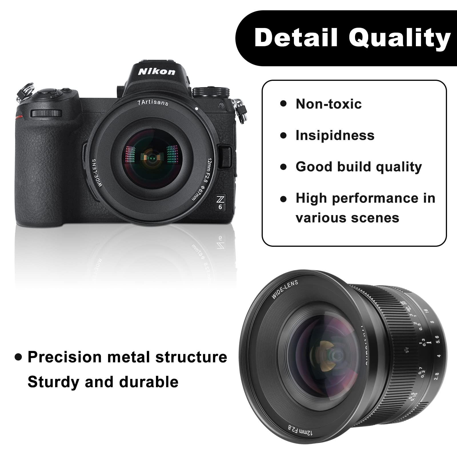 7Artisans 12mm F2.8 ミラーレスカメラ用単焦点レンズ 七工匠、ミラーレスカメラ用超広角レンズ「7Artisans 12mm F2.8」など