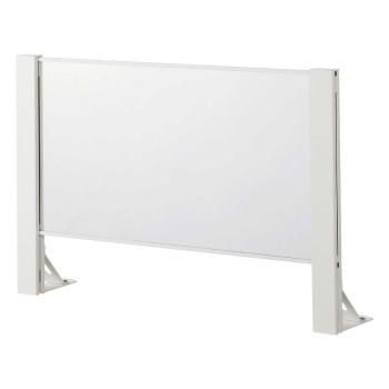 豊國工業 飛沫ガードアクリルパネル 片面用単体 H600×W900mm HG-AK0906-W ホワイト